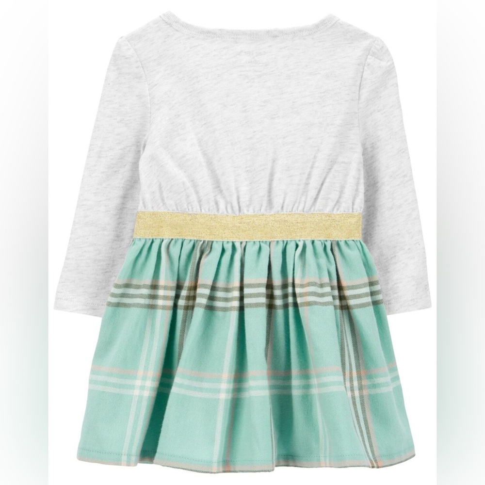 Carter's Gray and Gold Dress Set